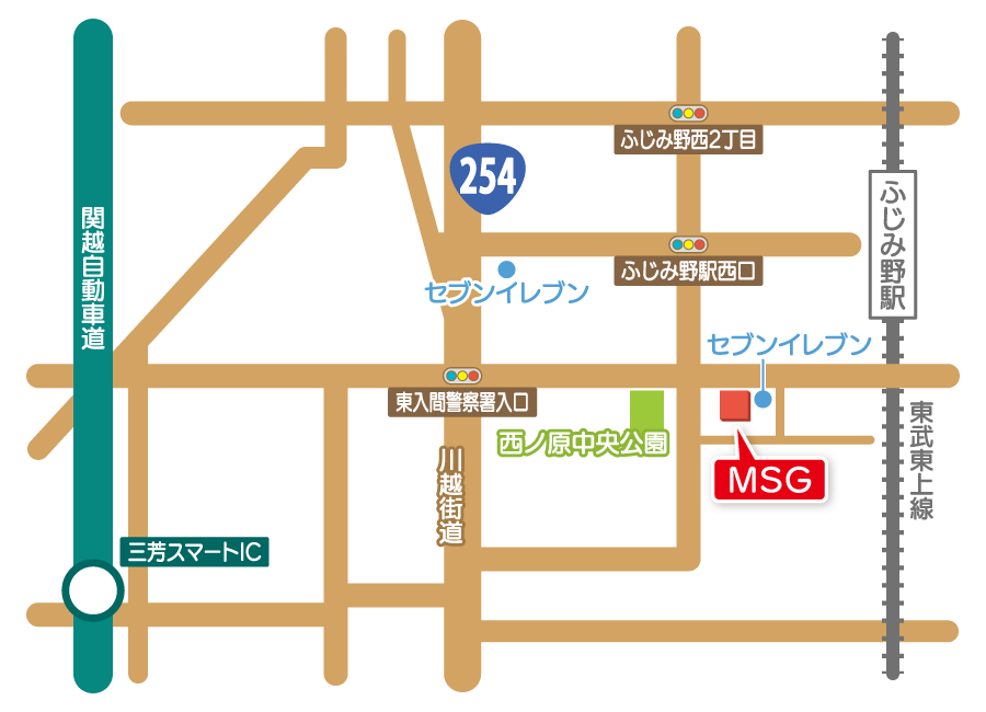 MSG地図 MSG地図